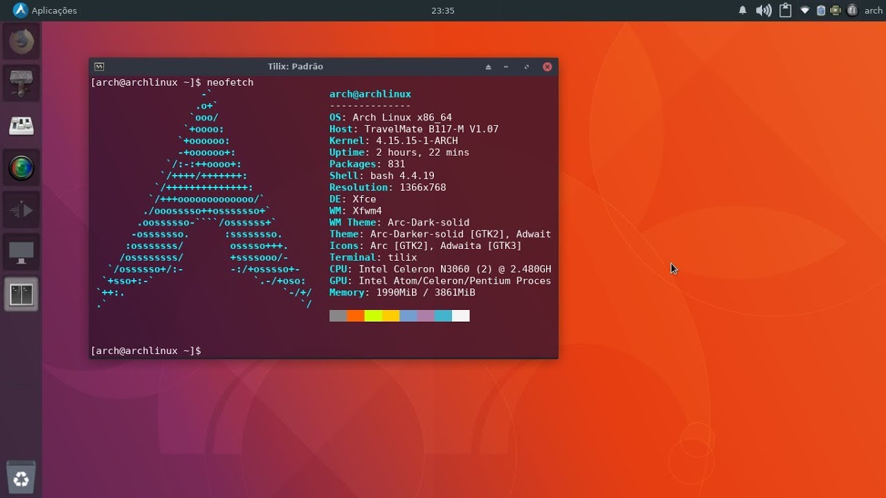XFCE - Brincando com a interface