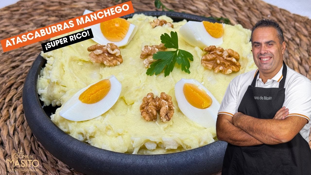 Atascaburras manchego receta tradicional fácil paso a paso