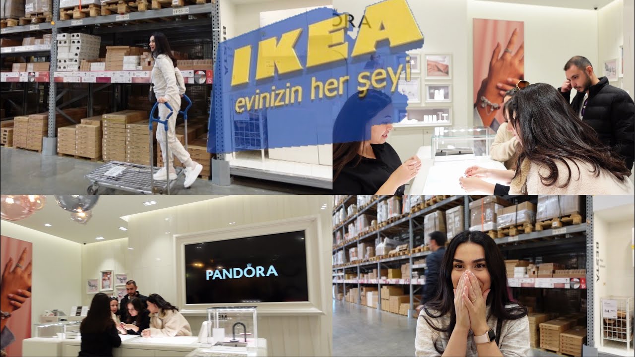 VLOG | IKEA TURU | PANDORA ALIŞVERİŞİ  | Bolu'ya Giderken Ankara'ya Uğradık 🚗
