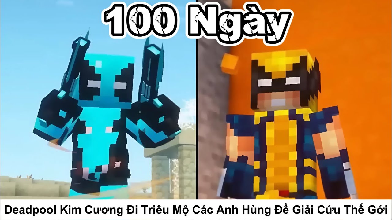 Tóm Tắt 100 Ngày || Deadpool Kim Cương Đi Triêu Mộ Các Siêu Anh Hùng Khác Để Giải Cứu Thế Giới