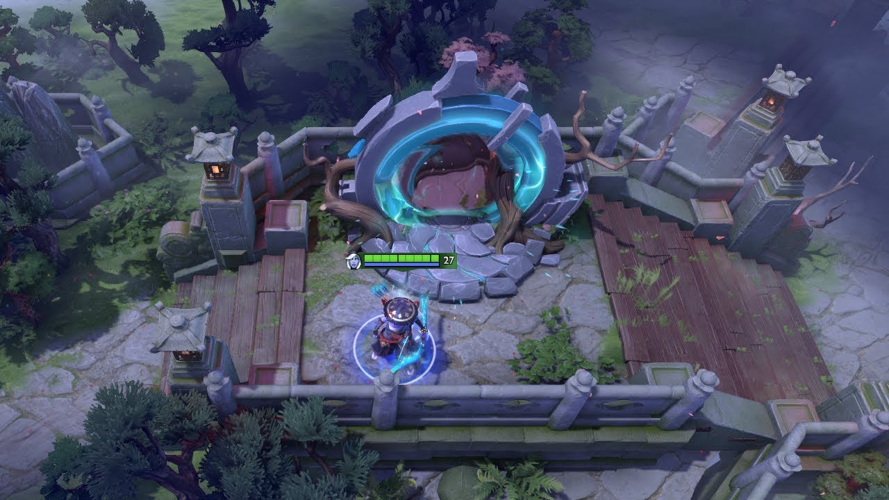 DOTA 2 NEW STRUCTURE : TWIN GATES (7.33 UPDATE)