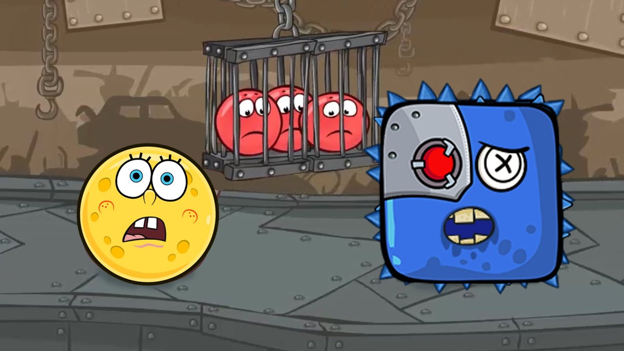 Red Ball 4 | SpongeBob Ball Vs Rainbow Friends Boss In Stage 3