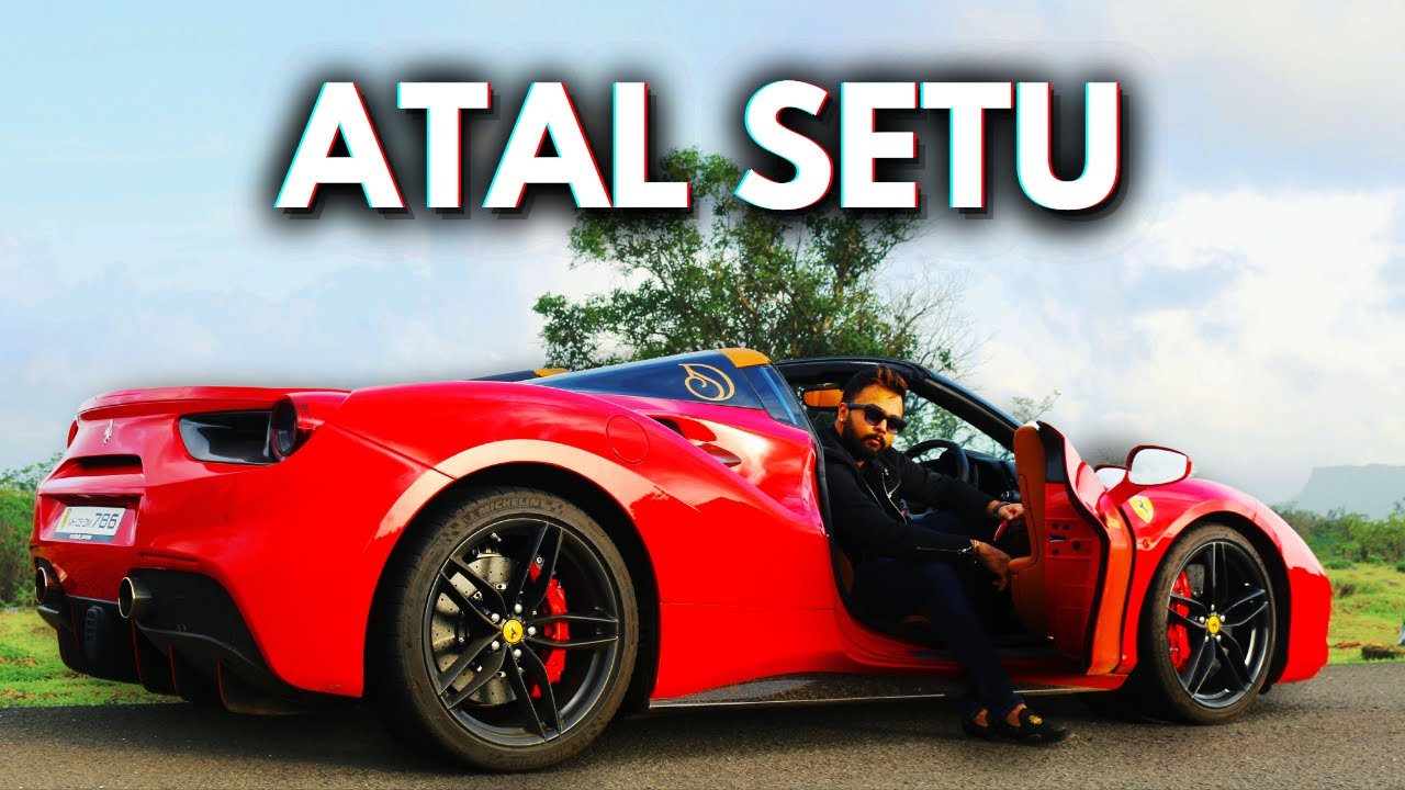 Driving a Ferrari on India's NEW Atal Setu