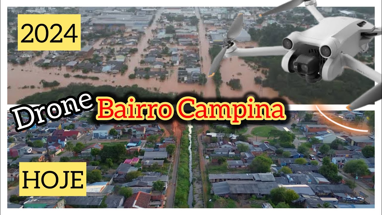 VEJA COMO ESTÁ A Campina EM São Leopoldo Diques e Novos Condominios