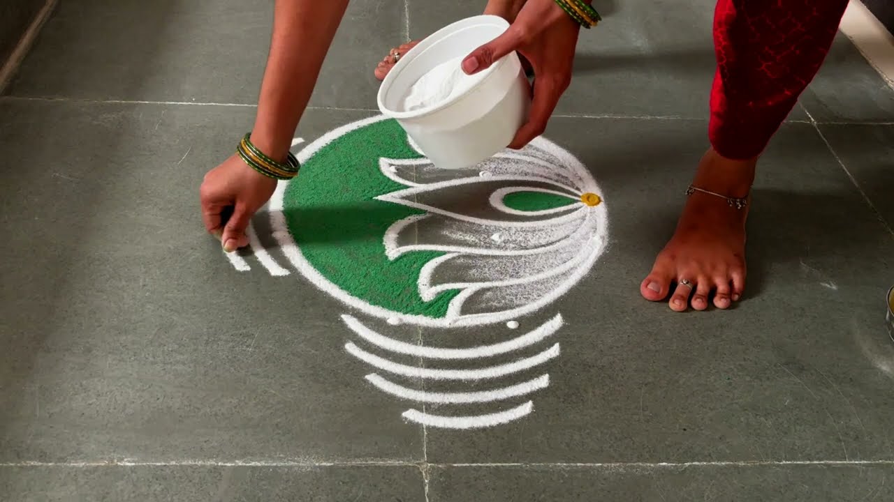 Easy padikolam designs| Simple muggulu designs| easy rangoli designs| Beginners kolam