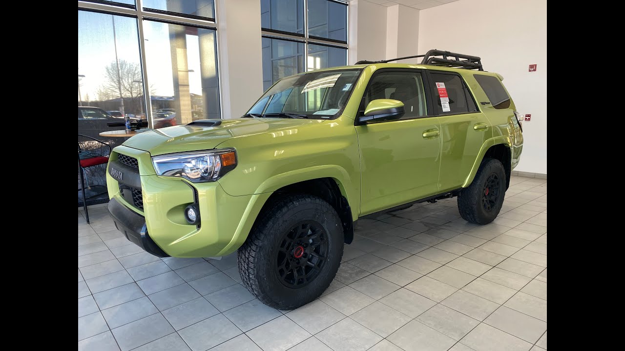 2022 4Runner TRD Pro in Lime Rush---check it out---Lake Country Toyota