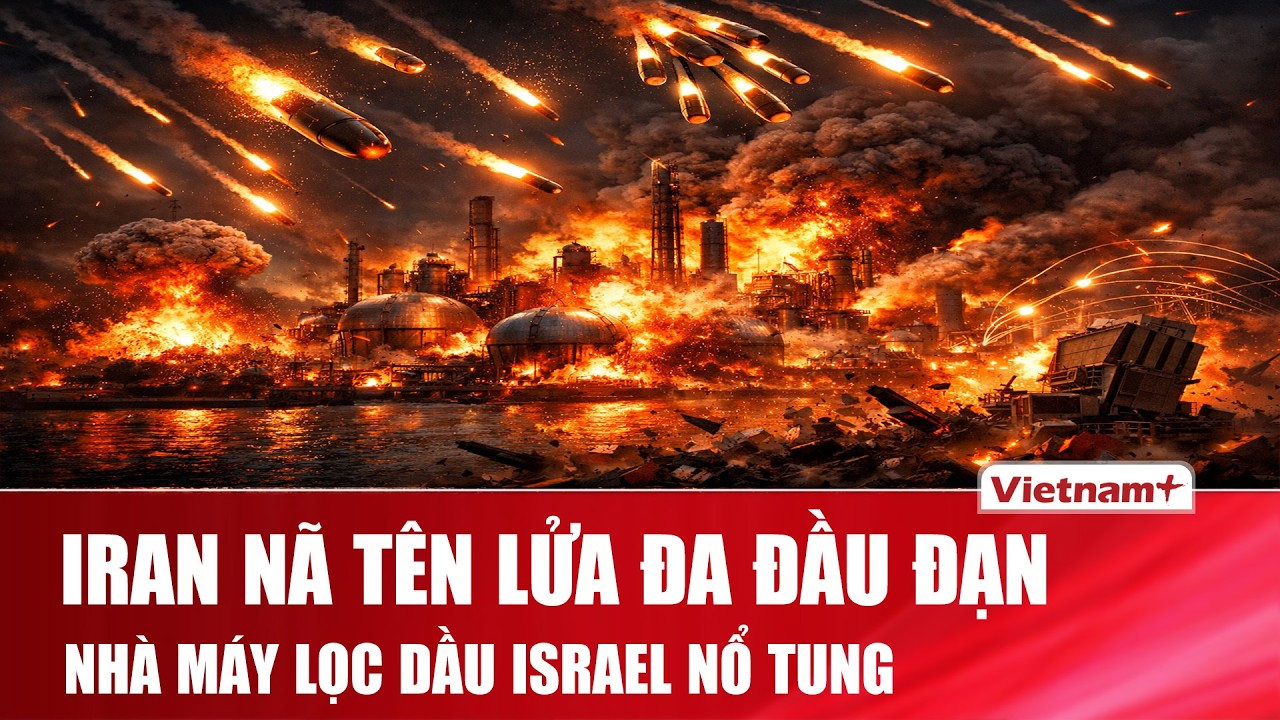 Iran “đòi nợ máu” trút đòn thù dữ dội, rót “mưa tên lửa” nhắm thẳng kho dầu tại Haifa