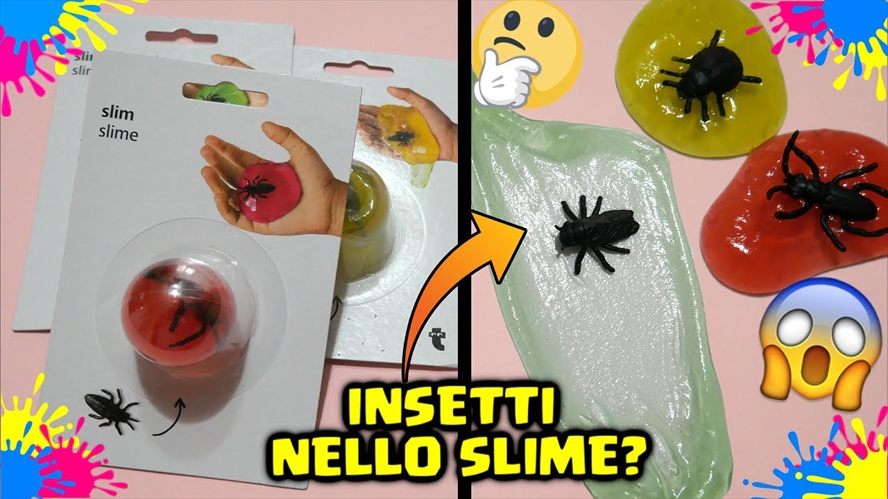 HO TROVATO degli INSETTI NELLO SLIME!! AIUTO!! Reazione Slime con gli Insetti di Tiger! By Francy