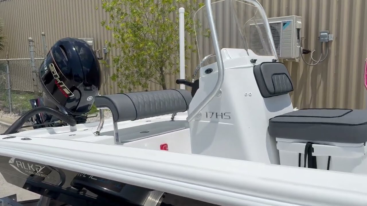 ALK2 Powerboats 17HS fitted with a Yamaha 90 at Portside Marine