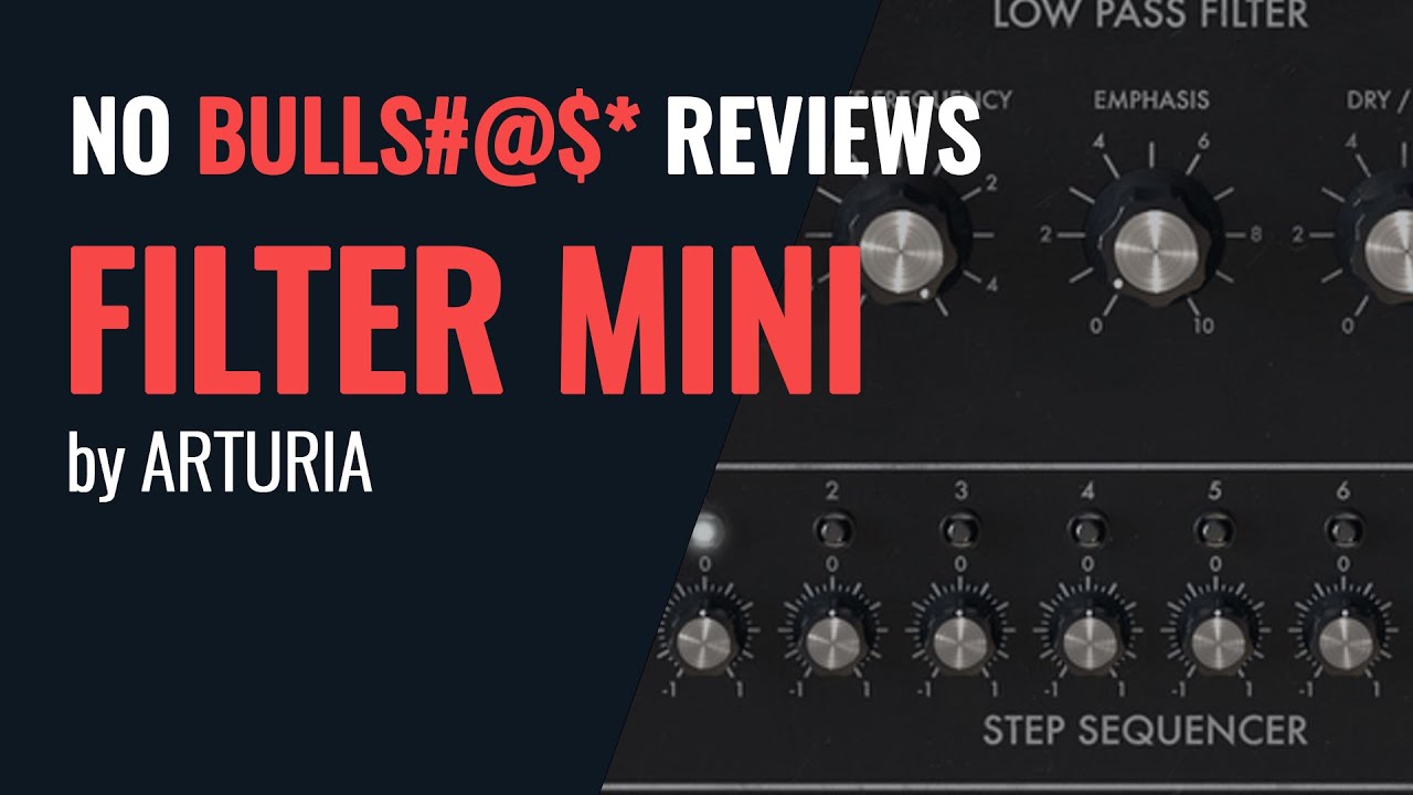 Обзор плагина No Bulls#*t — Filter mini от Arturia