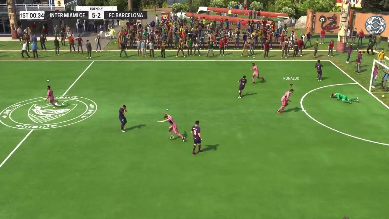 FC 26 VOLTA FOOTBALL | RONALDO MESSI NEYMAR MBAPPE HAALAND VINI JR | INTER MIAMI VS FC BARCELONA