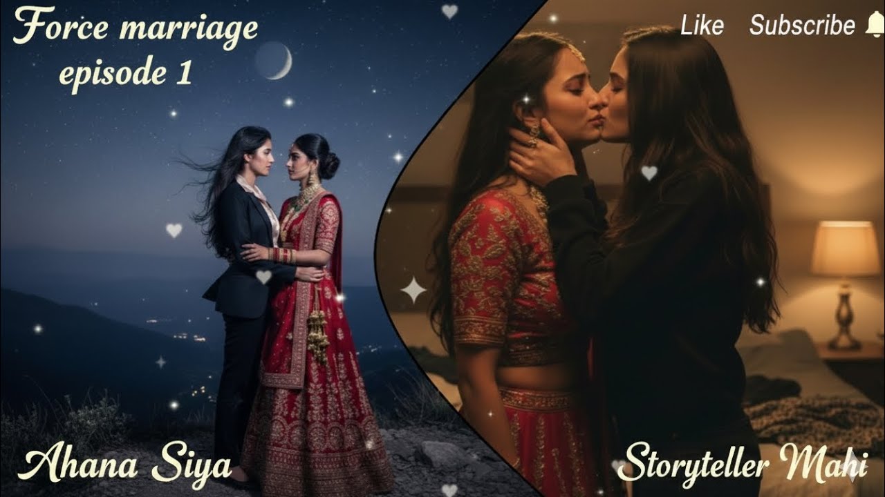 Forcefully kiss 💋😘//Force marriage 💔//episode 1//Ahana ✨ Siya//Lesbian Love Story 💌