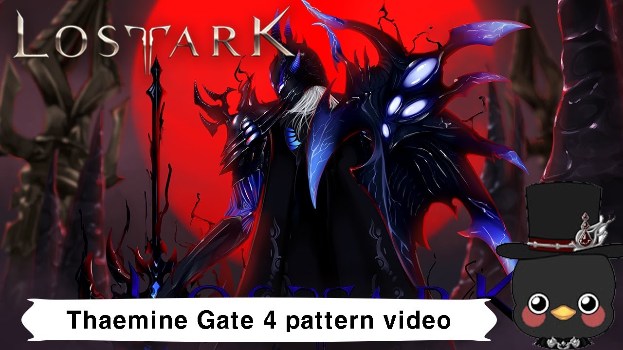 (KR)Lostark Thaemine Gate 4 Normal pattern video (commentary)