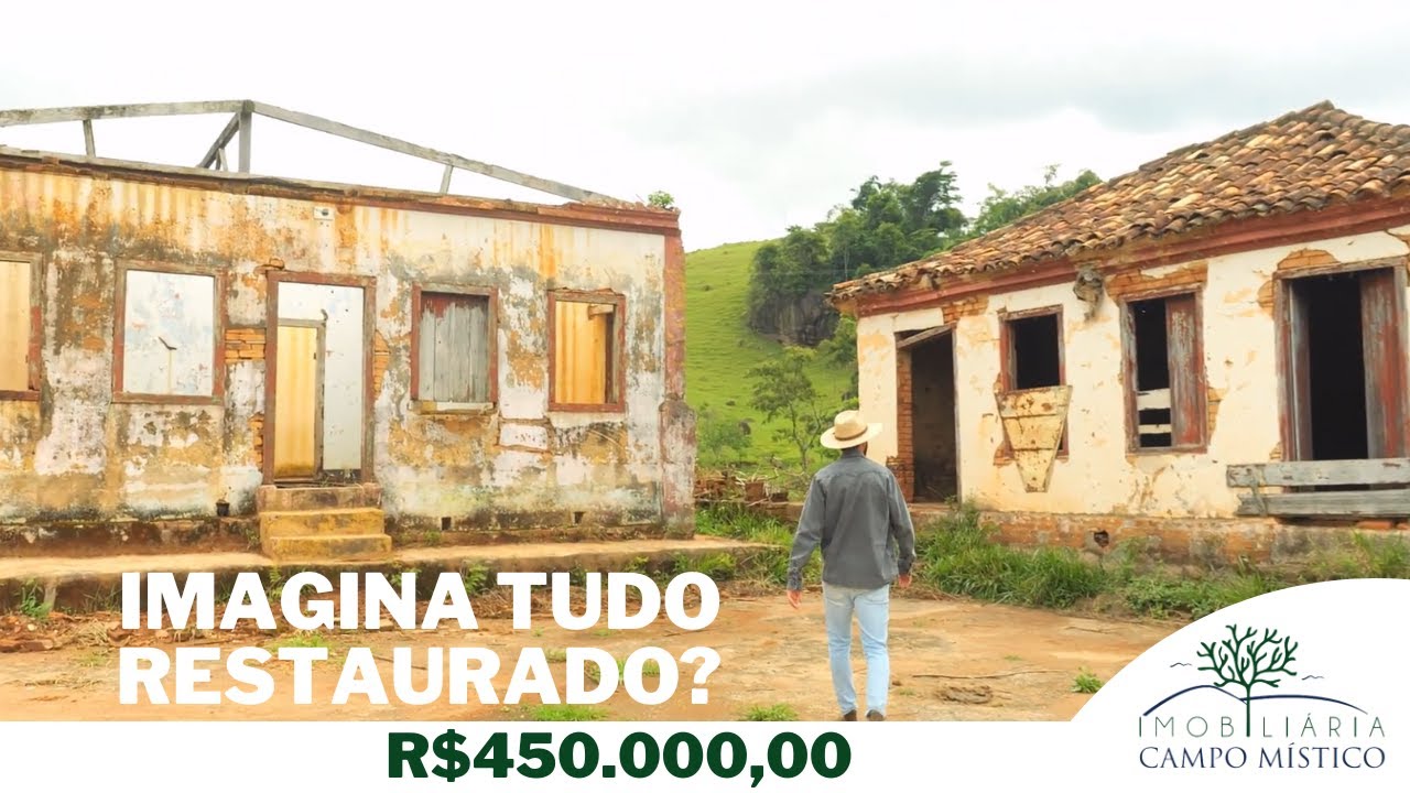 CASARÃO À VENDA COM MAIS DE 200 ANOS, MUITAS HISTÓRIAS E POSSIBILIDADES!
