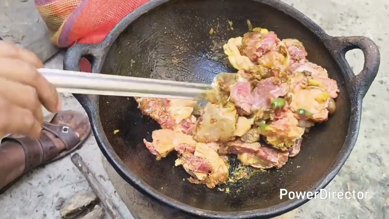 Mutton chary resipe। mutton curry।village boy kajal।