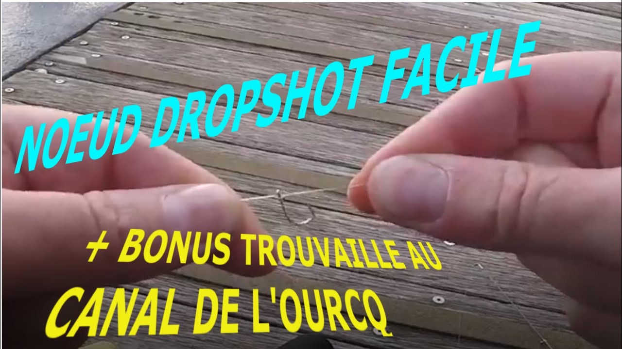 Dropshot # 3 - noeud dropshot  facile ! canne stylo + Bonus trouvaille