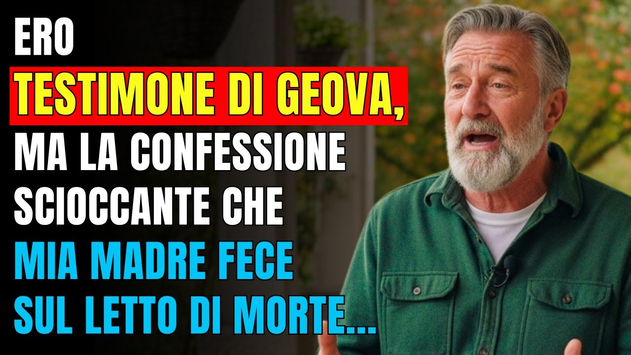 STORIA VERA💔👵 Ero Testimone di Geova, ma la SCIOCCANTE CONFESSIONE di mia madre sul letto di MORTE