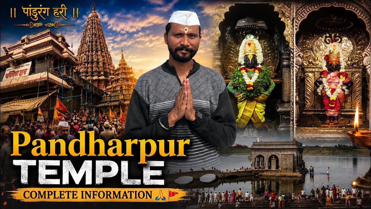 Pandharpur Vitthal Rukmini Temple Darshan 2024 | Travel Guide | Places to Visit in Pandharpur