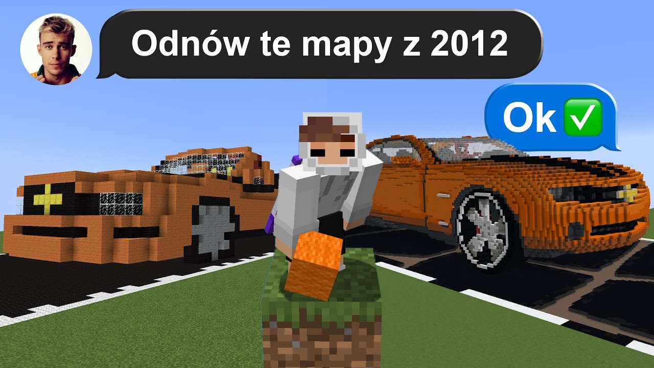 Spędziłem 72H by ODNOWIĆ MAPY z 2012 roku w Minecraft z@Blowek​