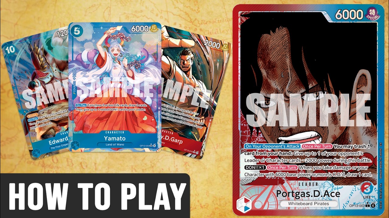 Как играть за Red Blue Ace &mdash; One Piece TCG