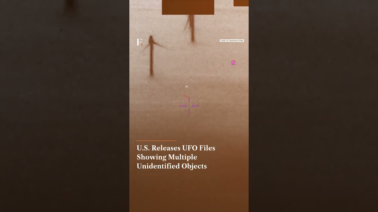 US Releases UFO Files Showing Multiple Never Seen Before Unidentified Objects | N18G