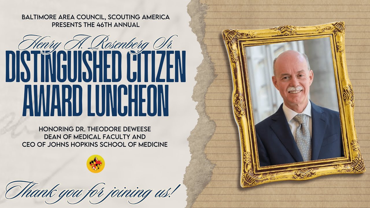Dr. Theodore DeWeese | 2025 Distinguished Citizen Honoree