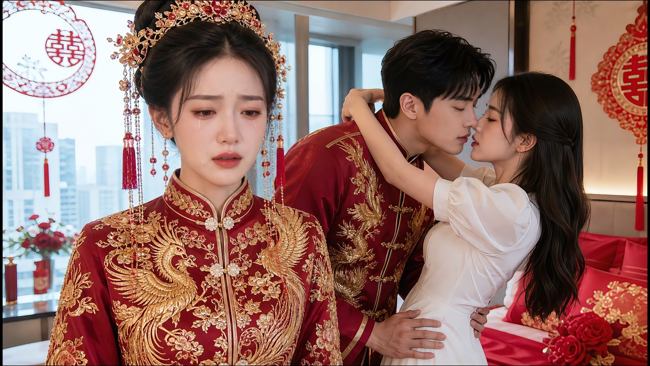 While I was kissing my fianc&eacute;, a female friend of his pretended to trip and kissed him.#260606tjB2