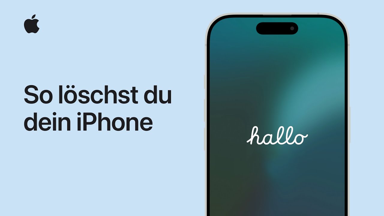 So löschst du dein iPhone | Apple Support