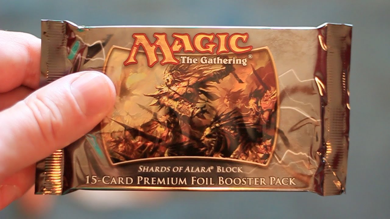 Magic - Cracking open a MTG Shards of Alara Block Premium Booster! FOIL Elspeth? Not quite...