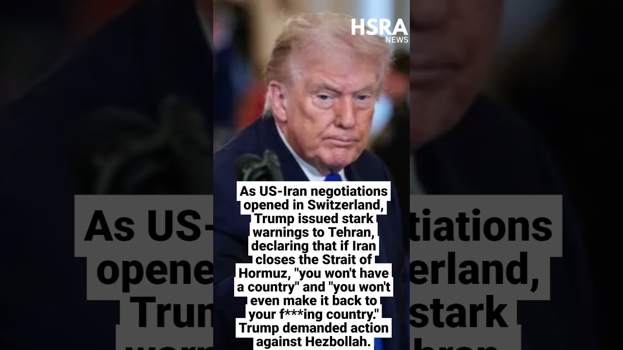 Trump Issues Explosive Warning To Iran : 