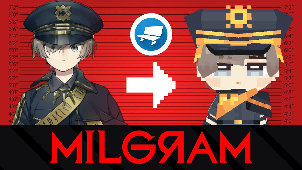 I 3D modeled Milgram characters!