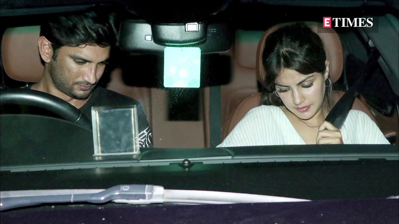 RUMOURED COUPLE Sushant Singh Rajput and Rhea Chakraborty SPOTTED post dinner date