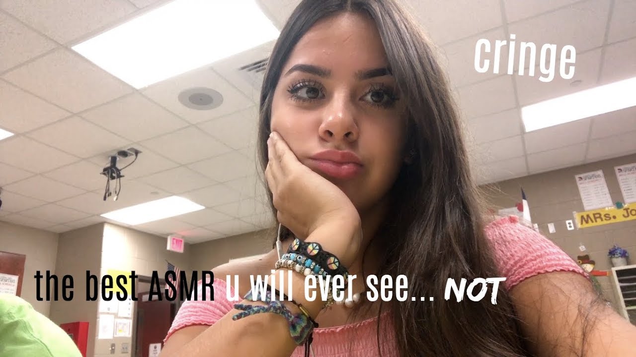 i tried ASMR... AT SCHOOL