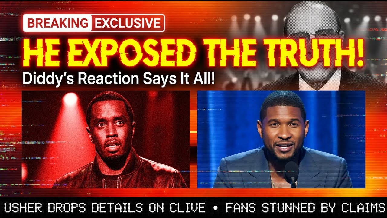 Diddy PANICS As Usher EXPOSES Brutal New Clive Davis Details