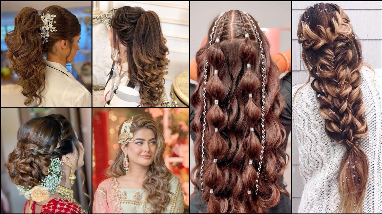 6 WONDERFUL HAIRSTYLES FOR GIRLS & BRIDES