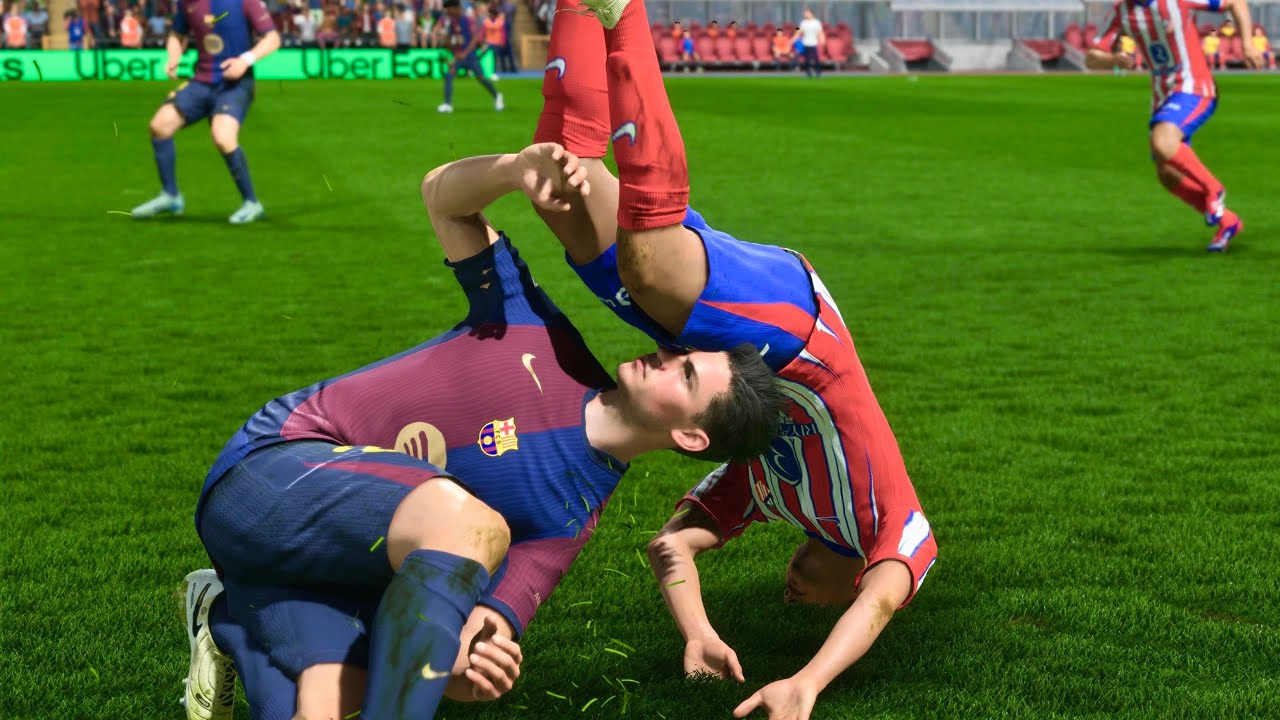【FC25】nasty tackles and funny moments 21 #fc25