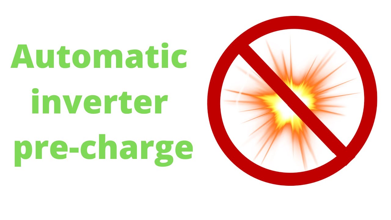Installation of automatic inverter pre-charge circuit. Chargery BMS.