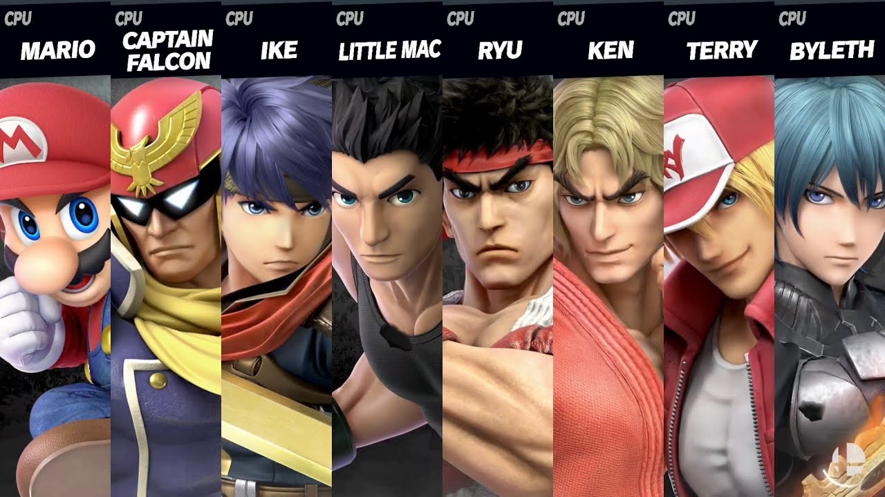 Super Smash Bros. Ultimate - KOF Stadium & Mushroom Kingdom U (Stamina Battle)