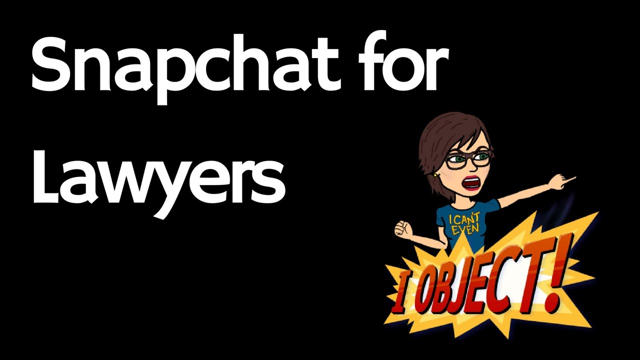 Snapchat for Lawyers Accountants & Doctors
