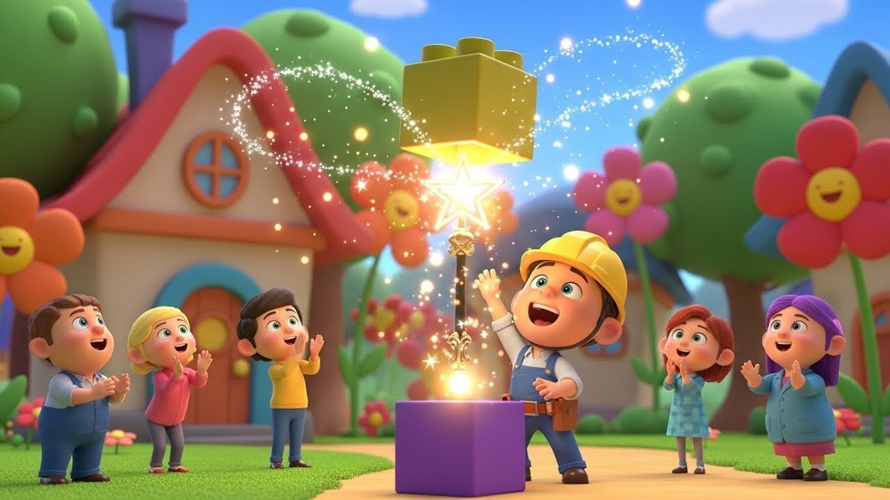 Roblox Tiny Builder Perdió su Varita Mágica | Canciones Infantiles y Rimas para Niños