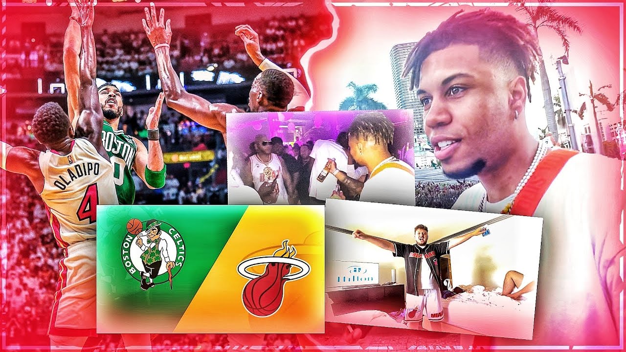 NBA MIAMI HEAT vs BOSTON CELTICS STADION VLOG!😍🏀 Corinna in Miami👀 Courtside Club🎉 VLOG #61