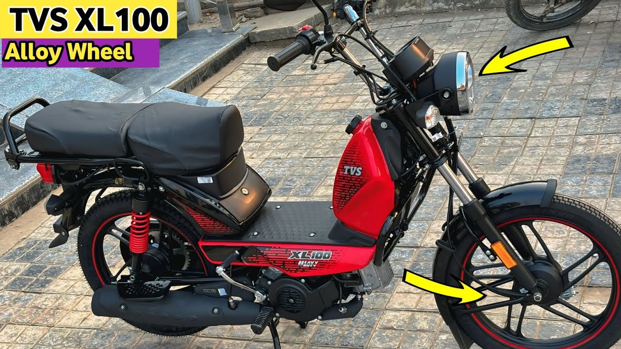 Aagaya TVS XL100 Heavy Duty Alloy Wheels Model Review || Price Features Mileage 