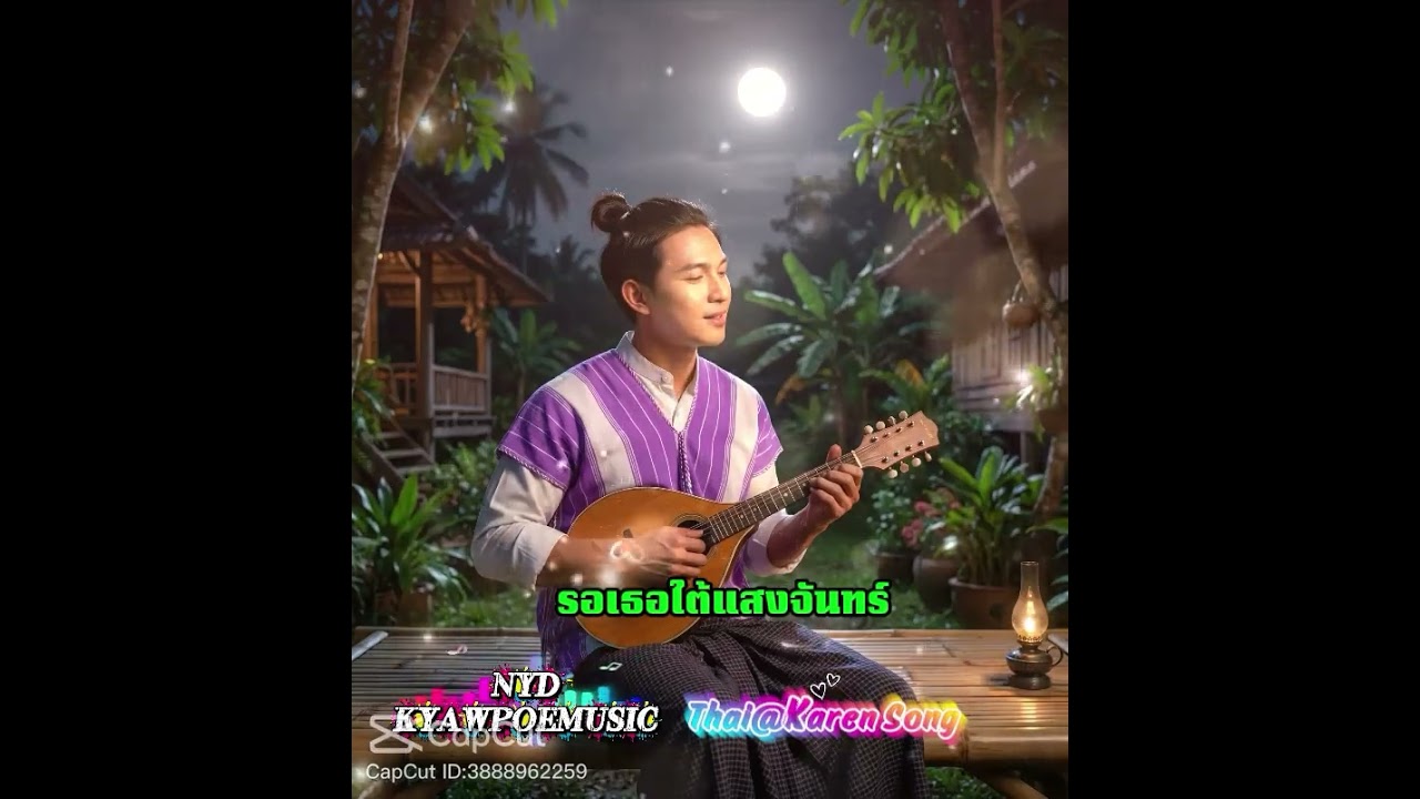 Karen Song รอเธอใต้แสงจันทร์ :NydKyawPoeMusic (AI Generated)