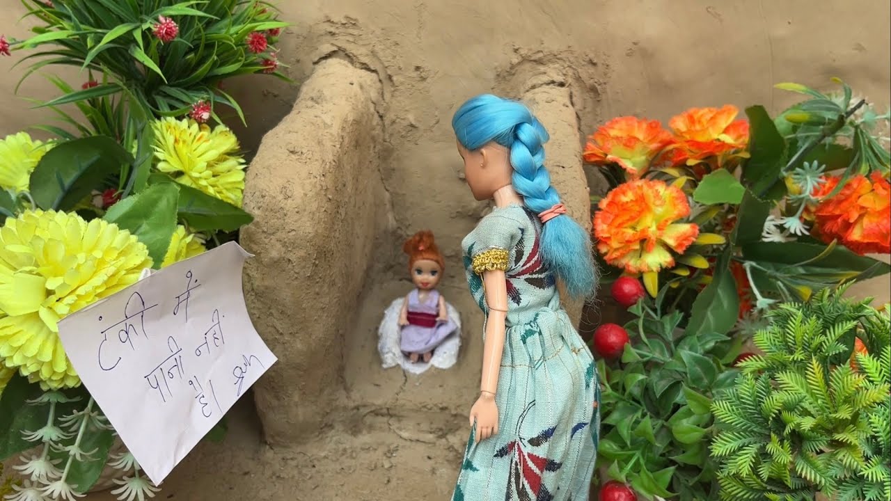 Neelu aur neelima ki kahani part92/hganda ka huaa pet kharab/barbie doll cartoon/the task barbie