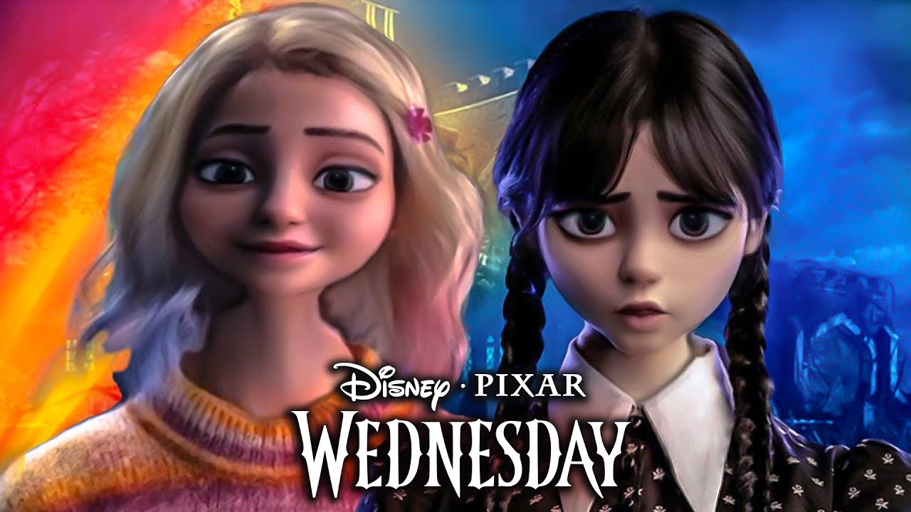 Wednesday (Disney - PIXAR cartoon style)