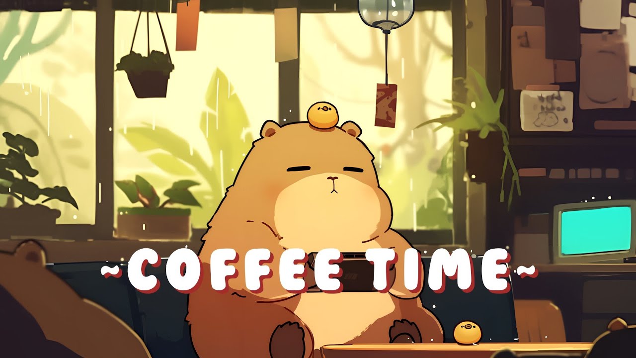 Capybara Beats Radio | Cozy Beats for Relaxation 📚 🎵