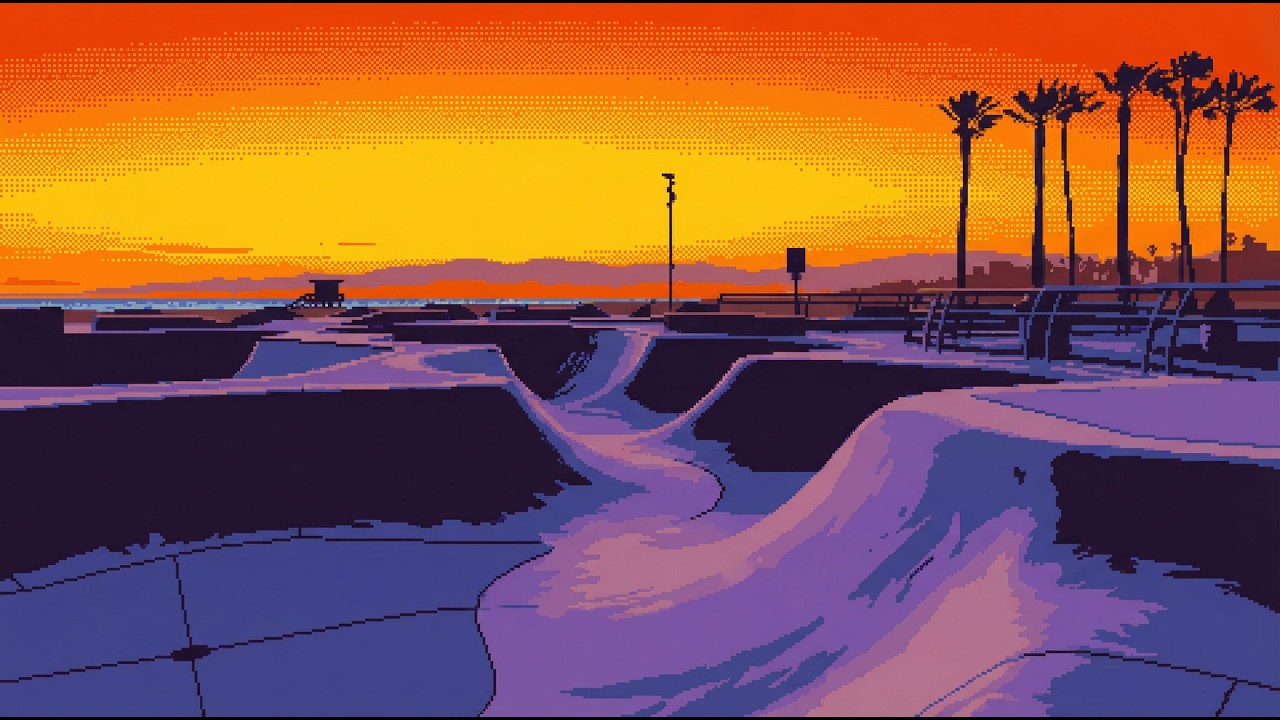 Summer Sunset Lofi 🌴 Nostalgic Beach Chill