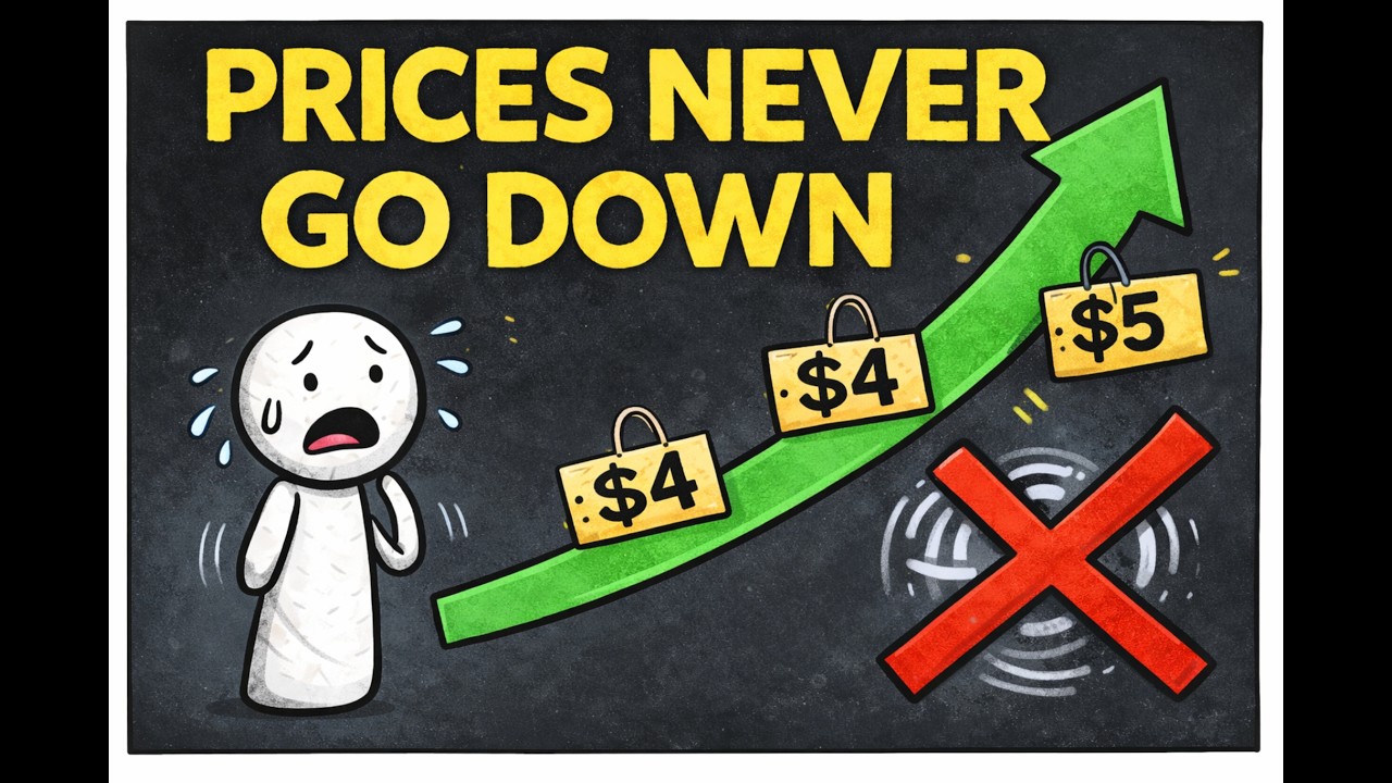 Why Prices Never Go Back Down After Inflation? #Money #PersonalFinance #Inflation #EconomyExplained