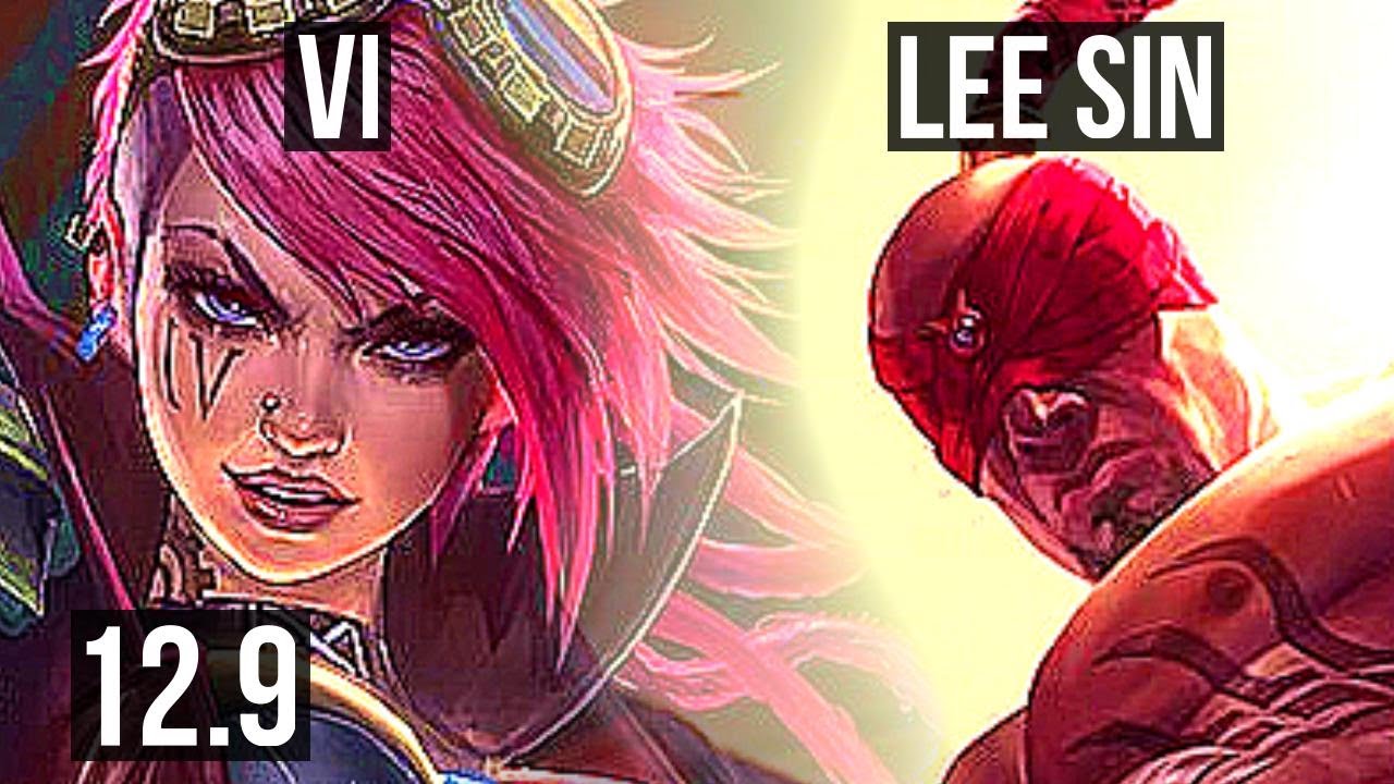 VI vs LEE SIN (JNG) | 4.3M mastery, 1500+ games, 9/4/18, Legendary | KR Master | 12.9