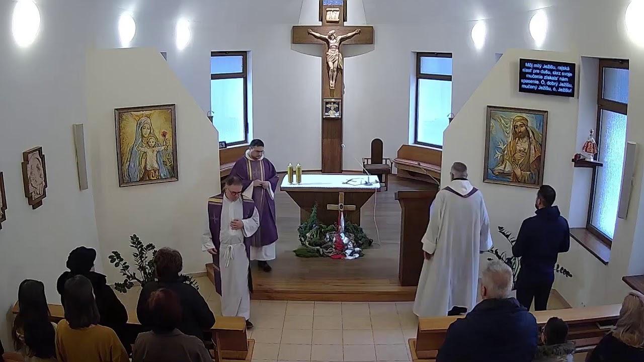 22.02.2026 Prvá pôstna nedeľa, svätá omša (07.00) - kazateľ br. Rudolf Bartal , OCD